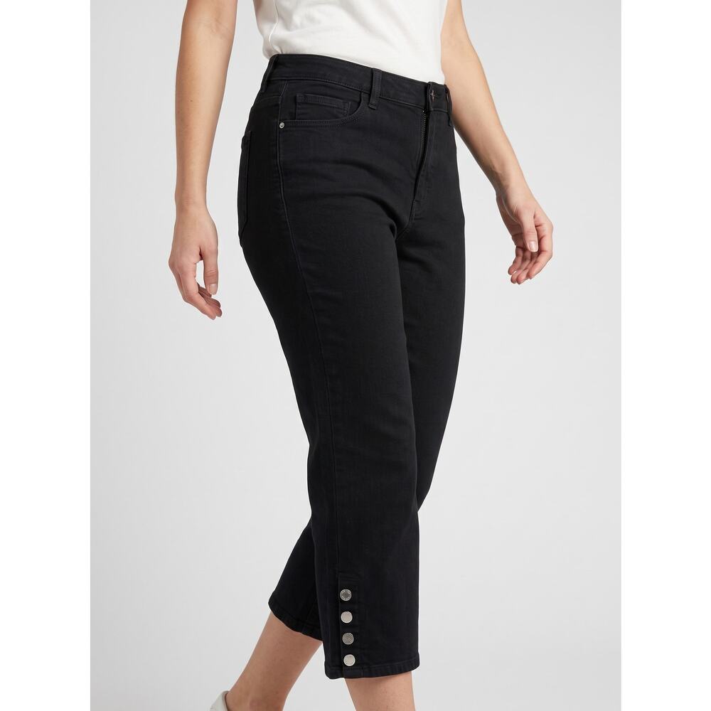 NYDJ Not Your Daughter's Jeans Black 10P Denim Pants
